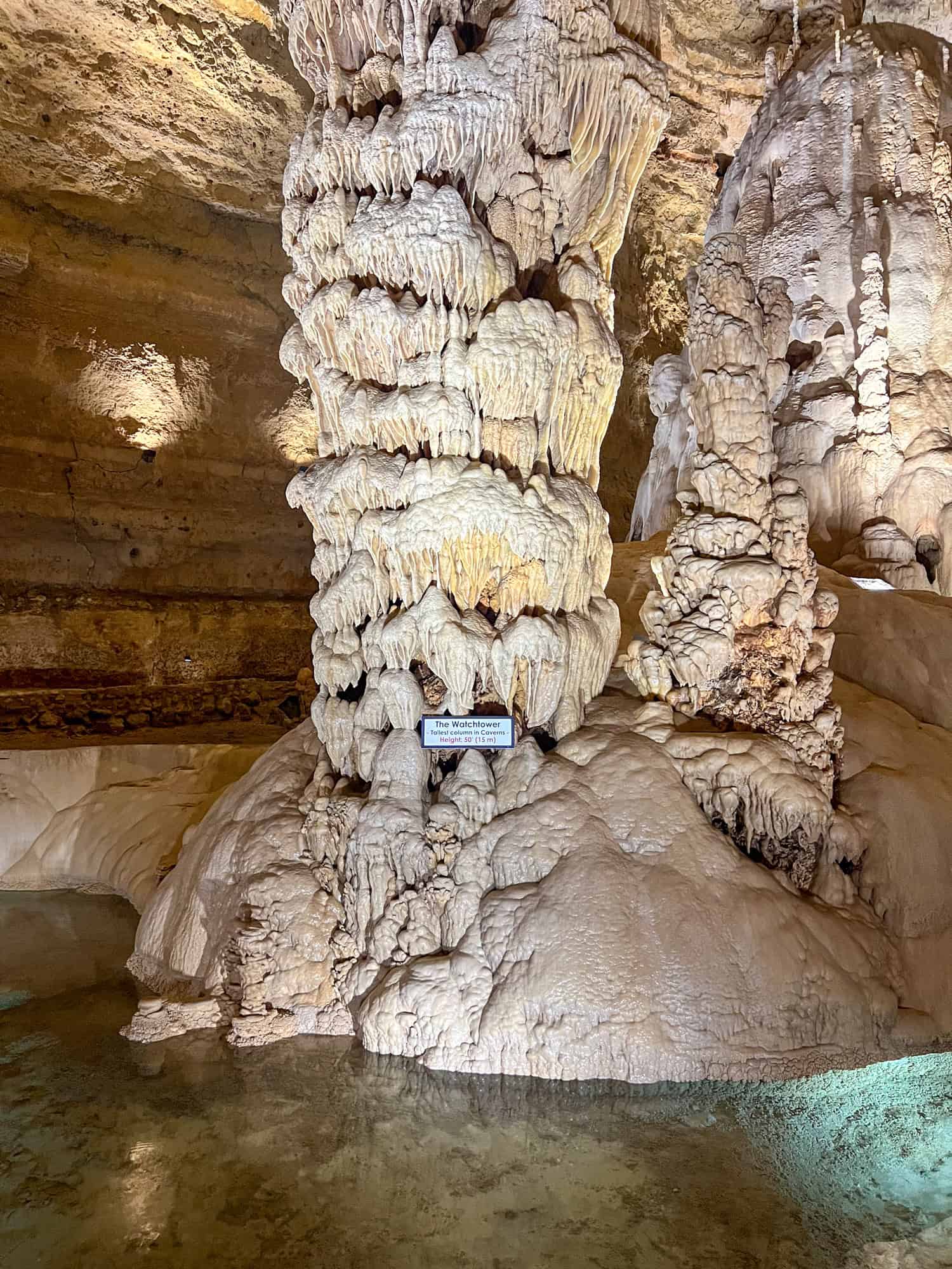 The Watchtower as seen on the Discovery Tour at Natural Bridge Caverns in San Antonio, TX