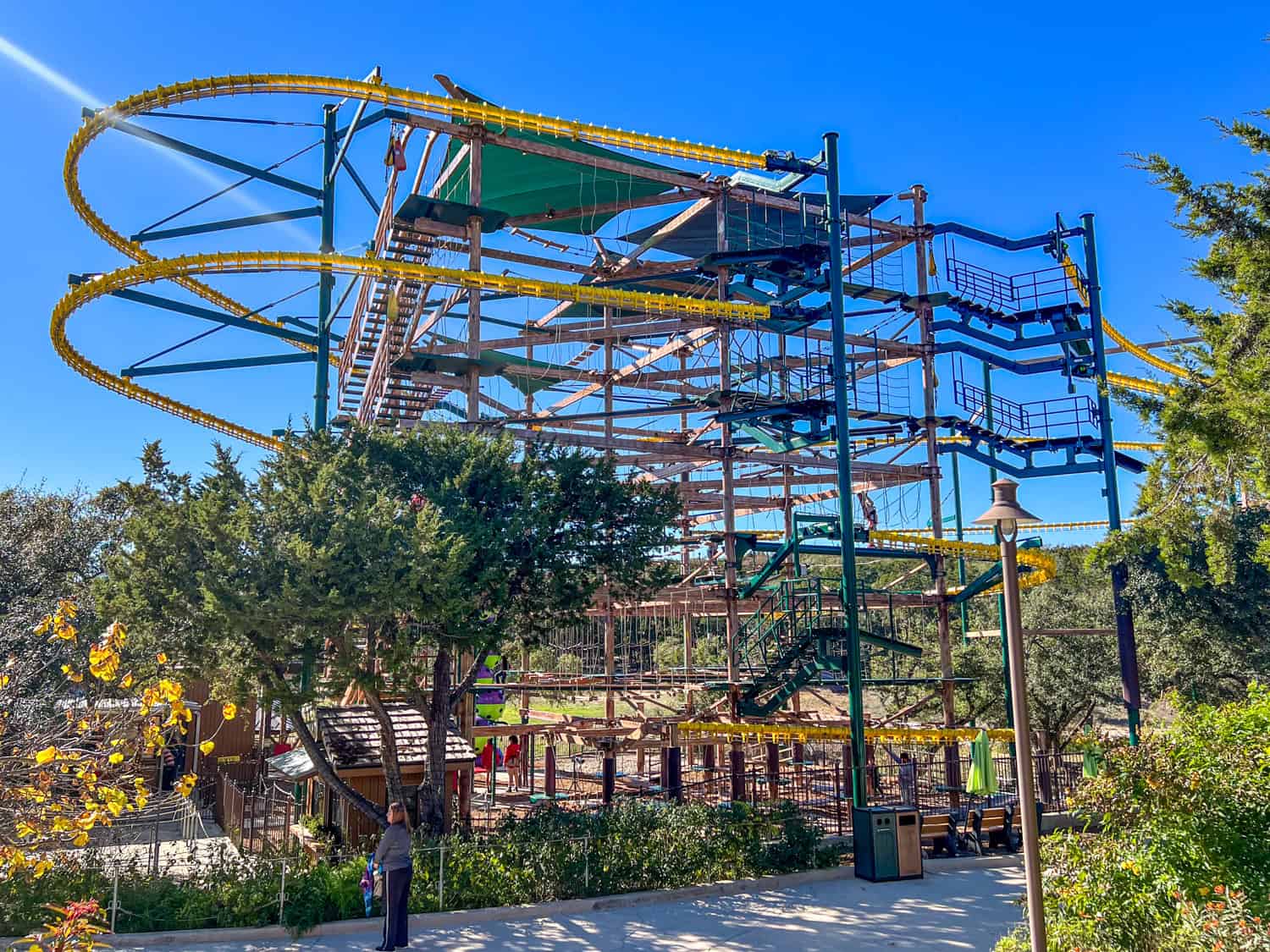 Zip Rails and Ropes Course
