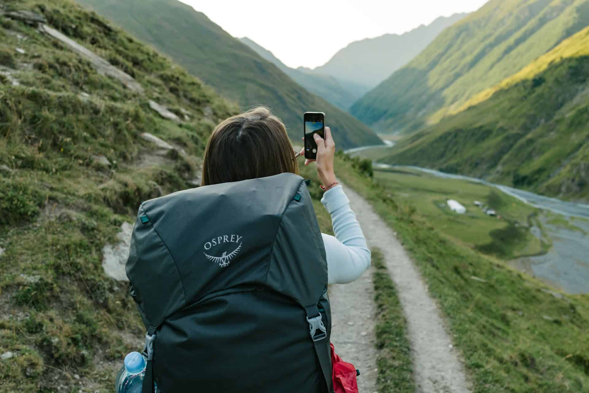 A backpacker in the Caucus Mountains (photo: Dmitrii Vaccinium)