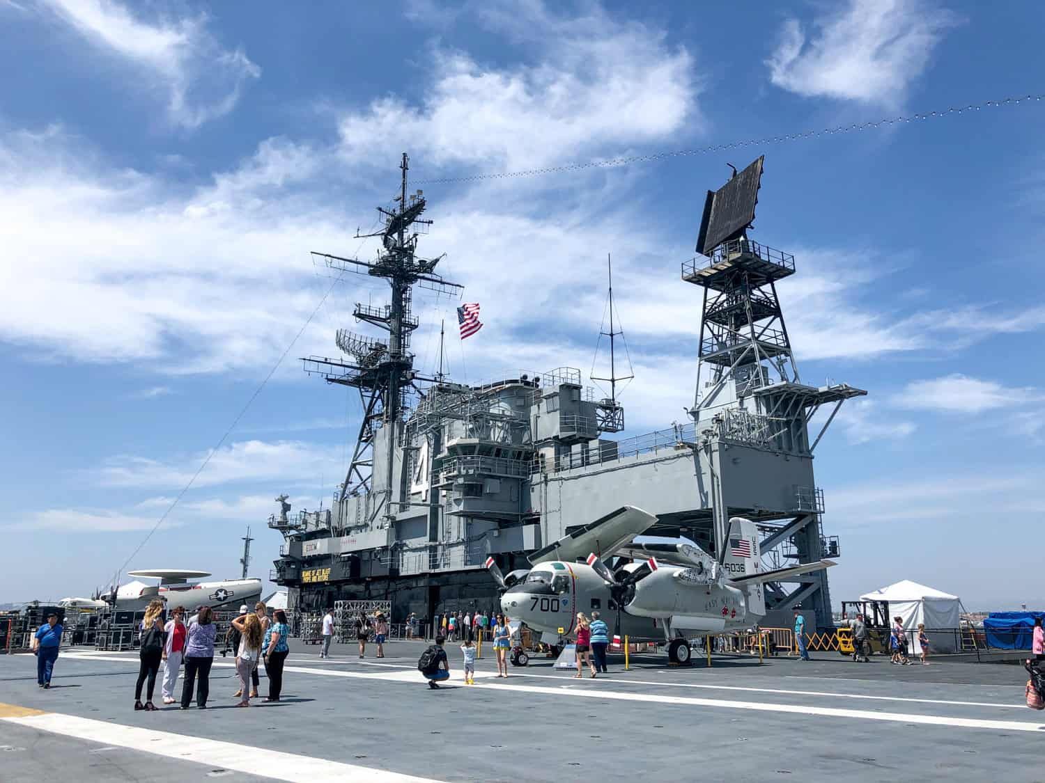 Flight deck of the USS Midway (photo: Dave Lee).