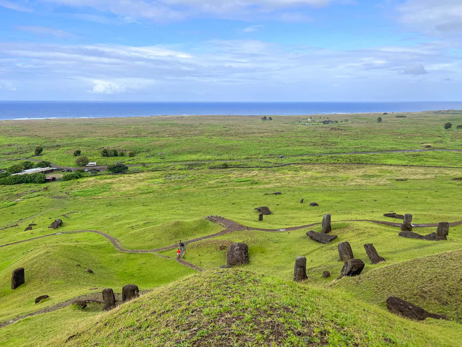 View south from Rano Raraku.