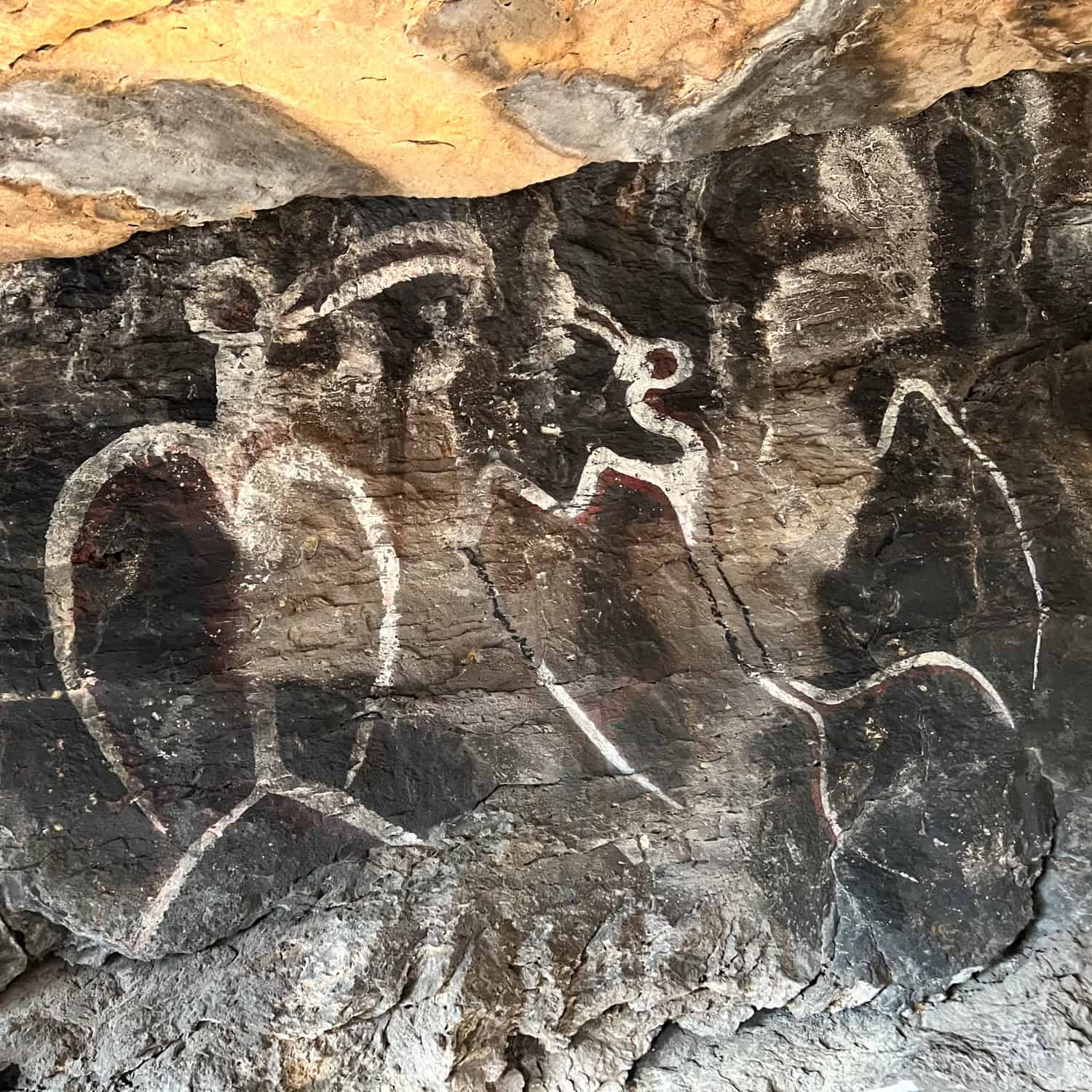 Rapa Nui cave art.