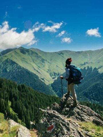 Trekking in Romania (photo: Andrei Tanase).