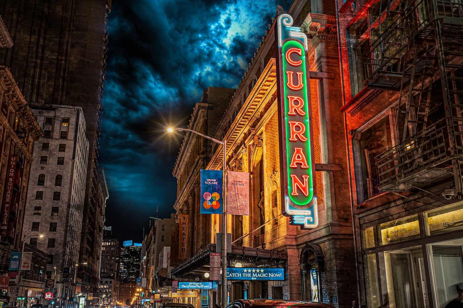 The Curran Theatre in San Francisco, one of many haunted cities in the USA (photo by US Ghost Adventures).