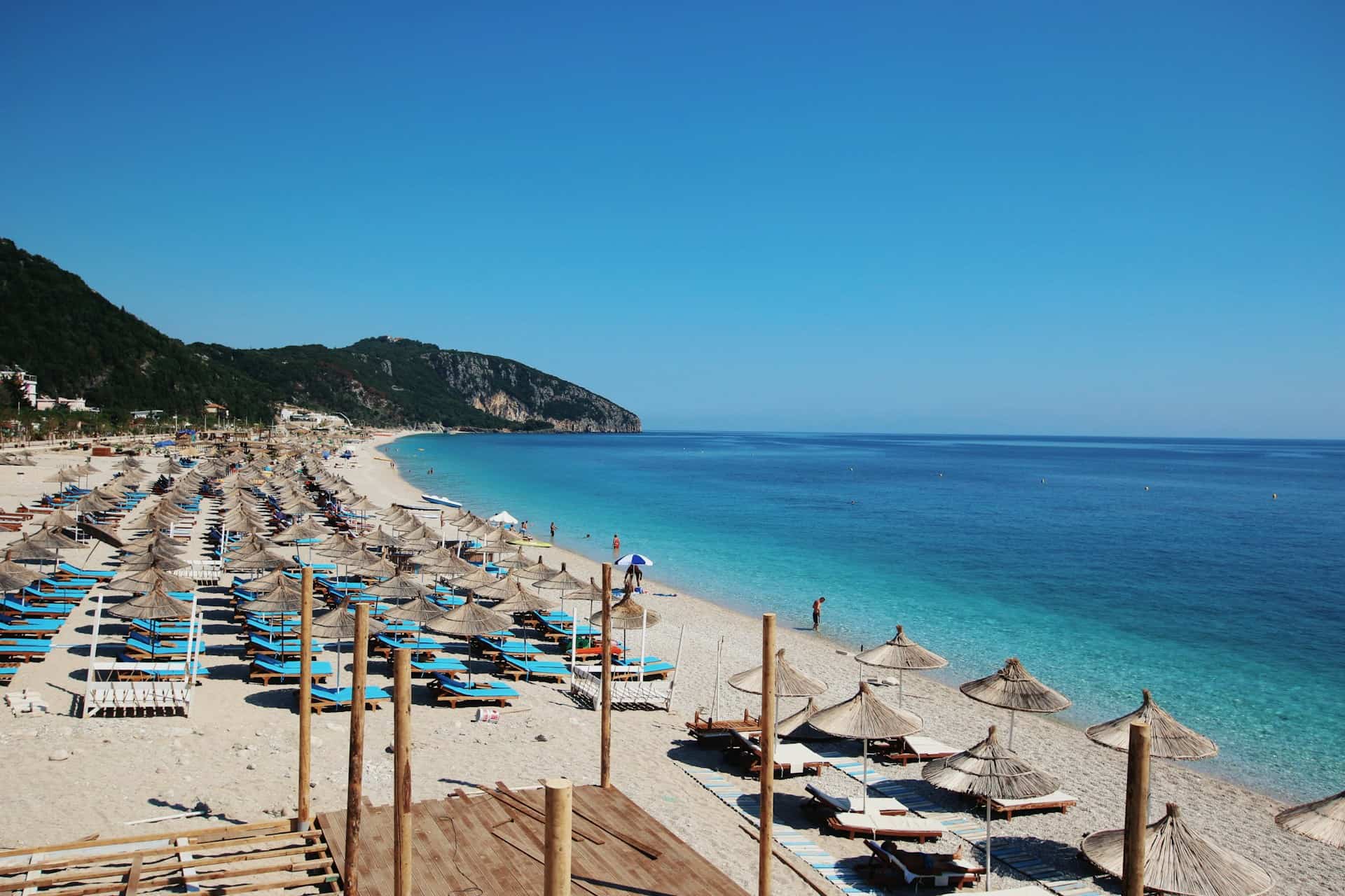 Dhermi beach in Albania (photo: Artem Bryzgalov).