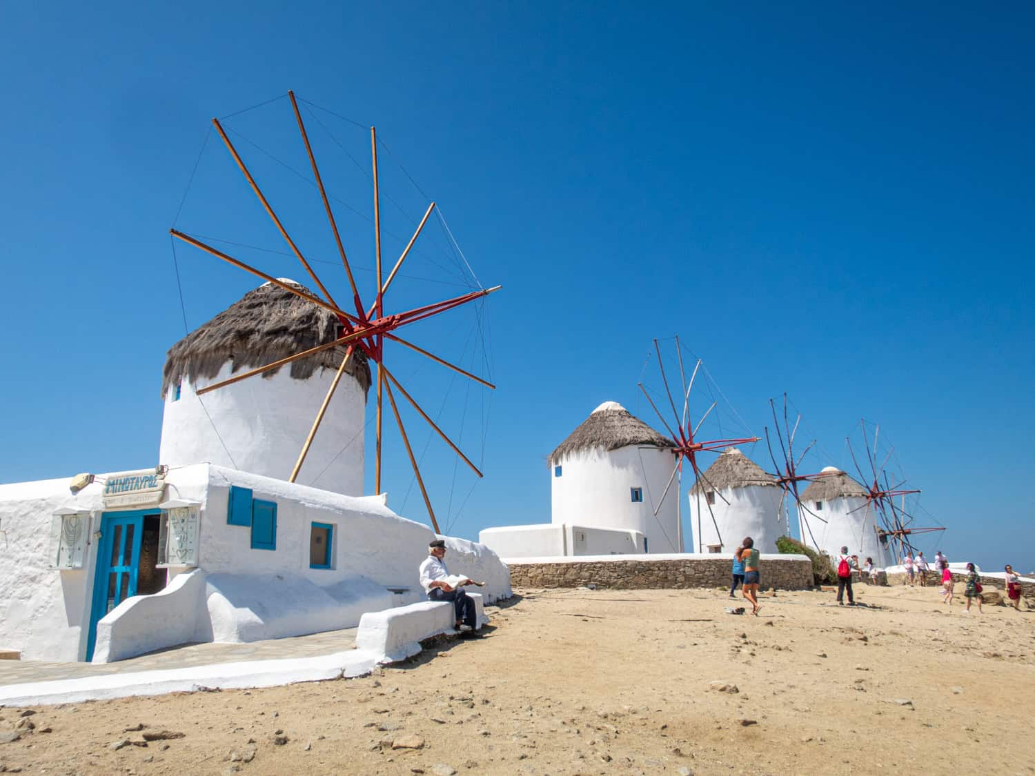 Mykonos is a must when island-hopping in Greece.