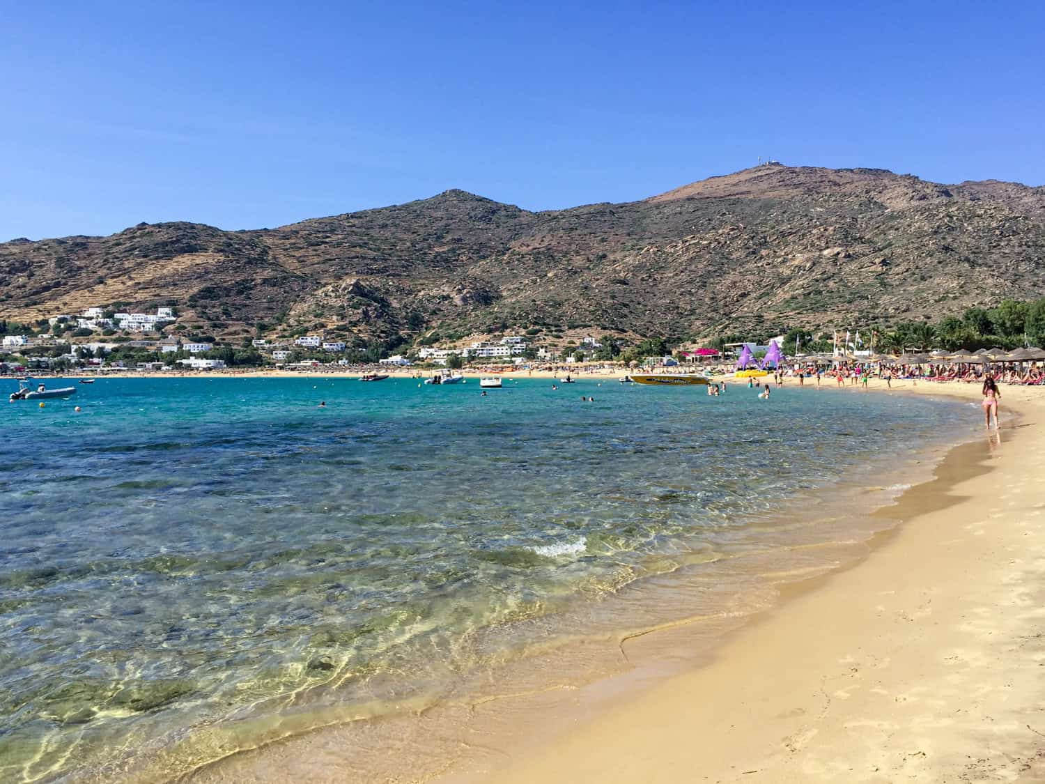 Mylopotas Beach on Ios.