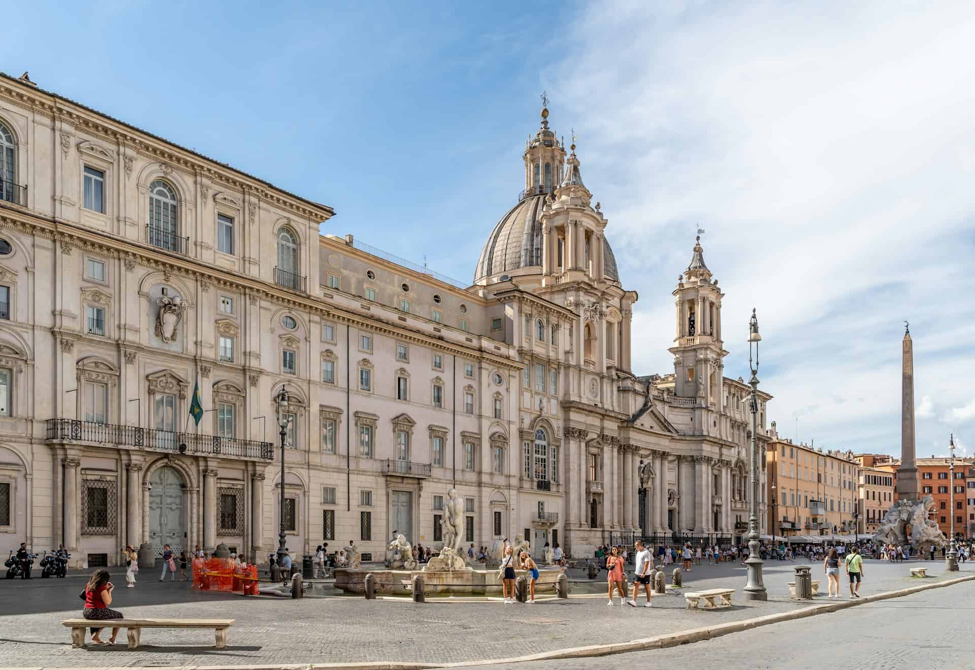 Piazza Navona in Rome (Photo by Tamal Mukhopadhyay, Unsplash).