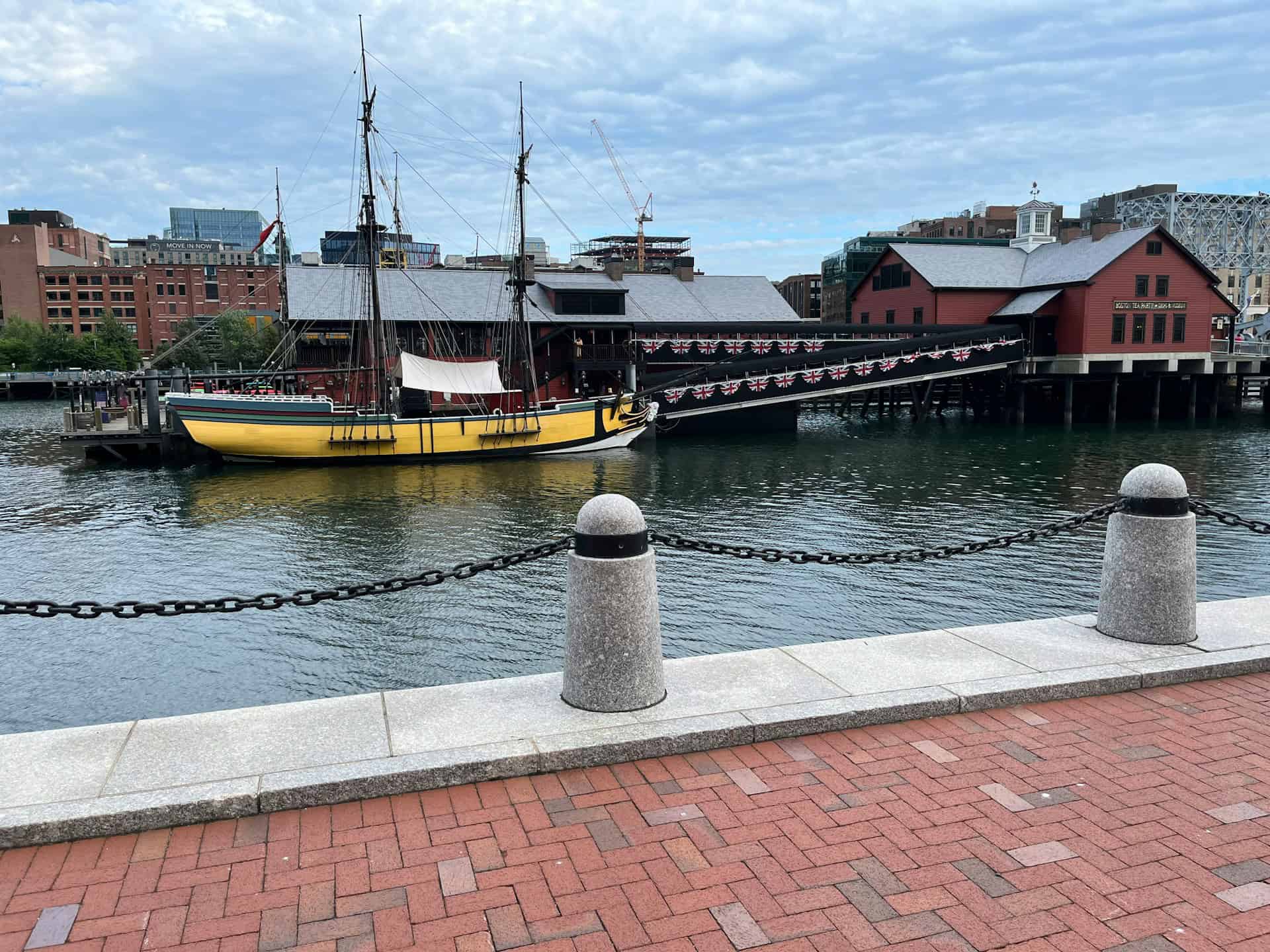 Put your luggage in storage before exploring the Boston Tea Party ship and museum (photo: Jonathan Sherman, Unsplash).