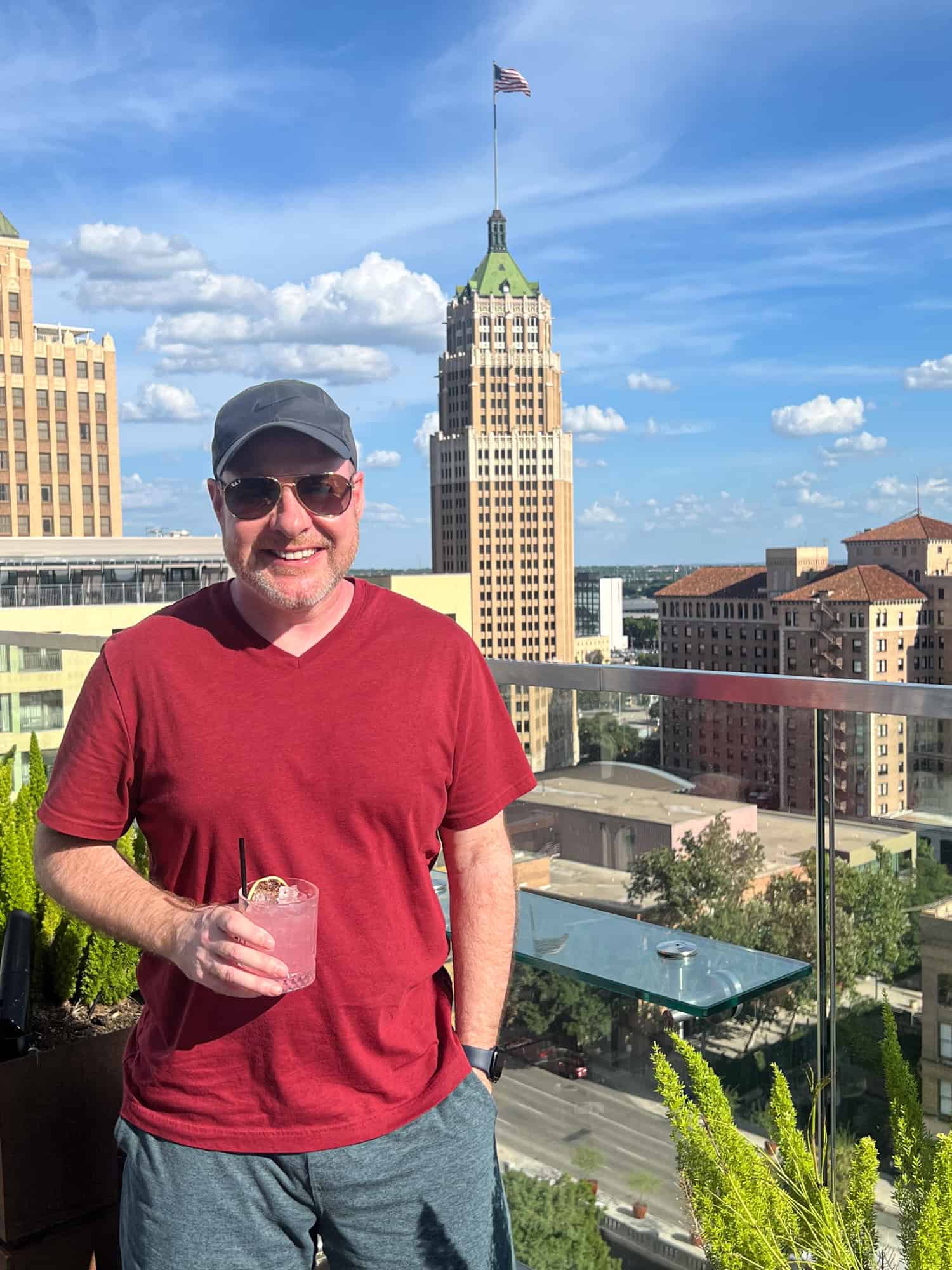 Enjoying a margarita at 1 Watson in downtown San Antonio (photo by Kelly Lemons).