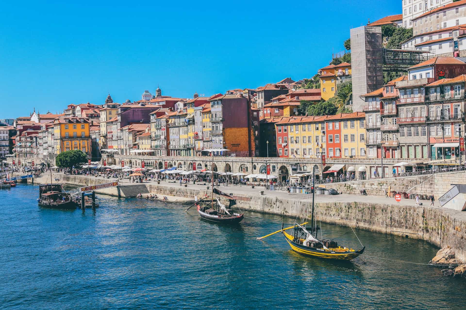 Boats in Porto (photo: Nick Karvounis, Unsplash).