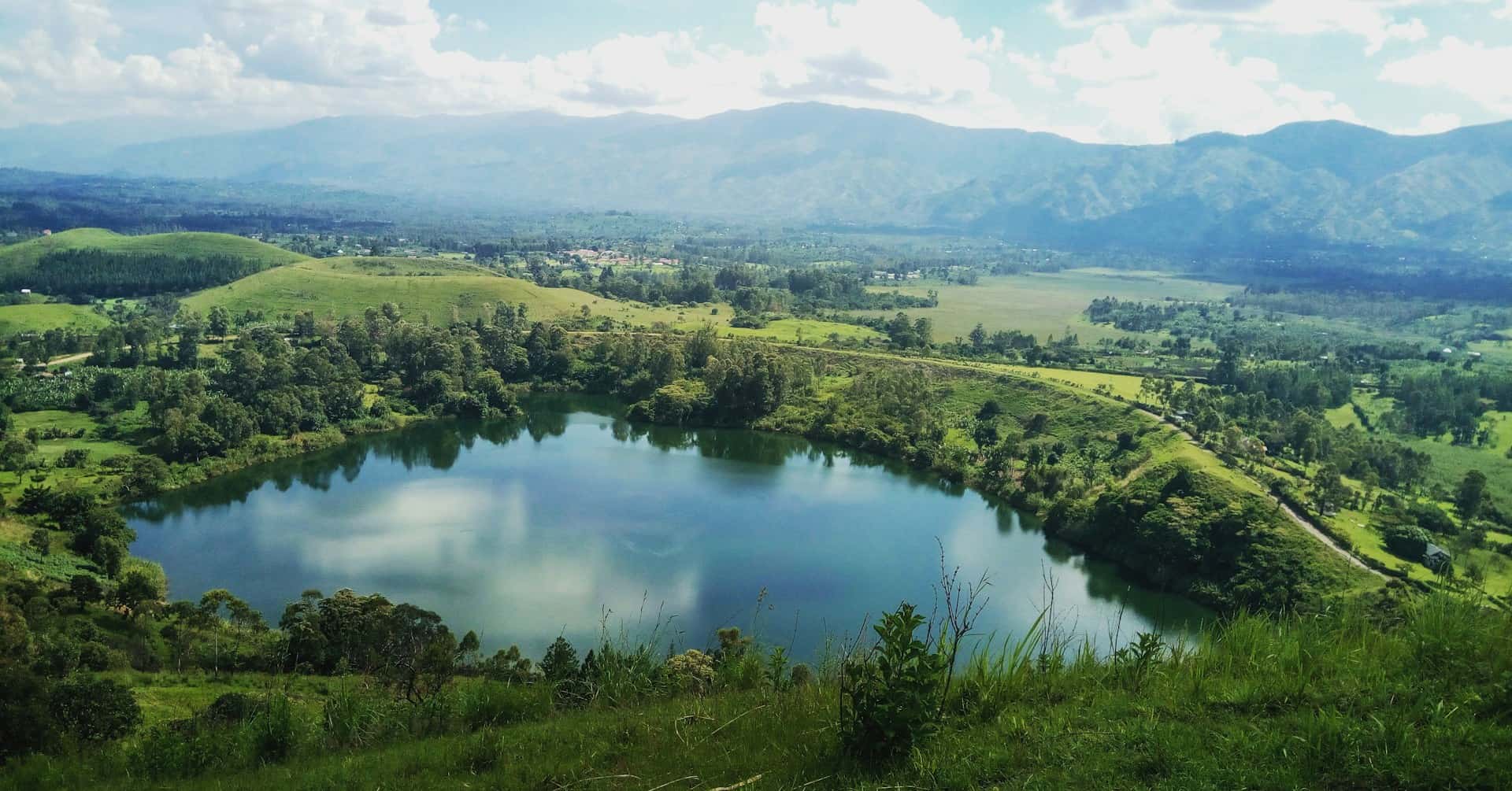 A crater lake in Uganda (photo: Keith Kasaija).