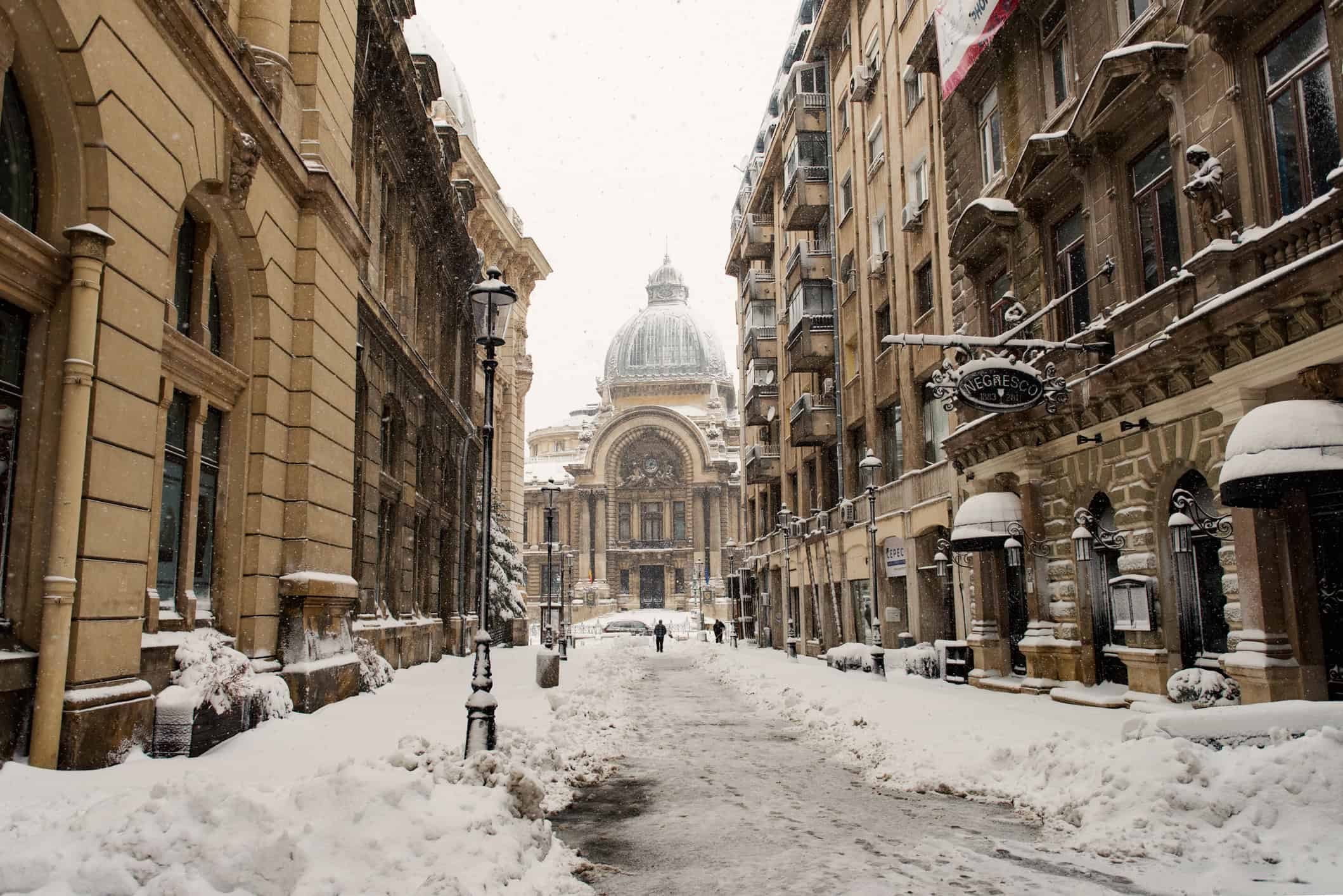 Snowy Bucharest (photo: iStock).