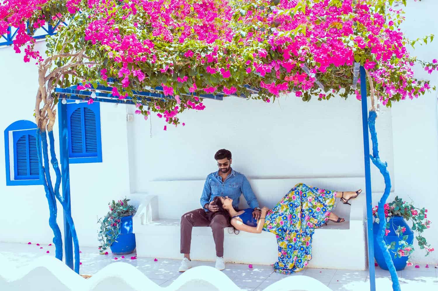 Santorini in Greece is a popular proposal destination (photo: Darshan Gujrathi).