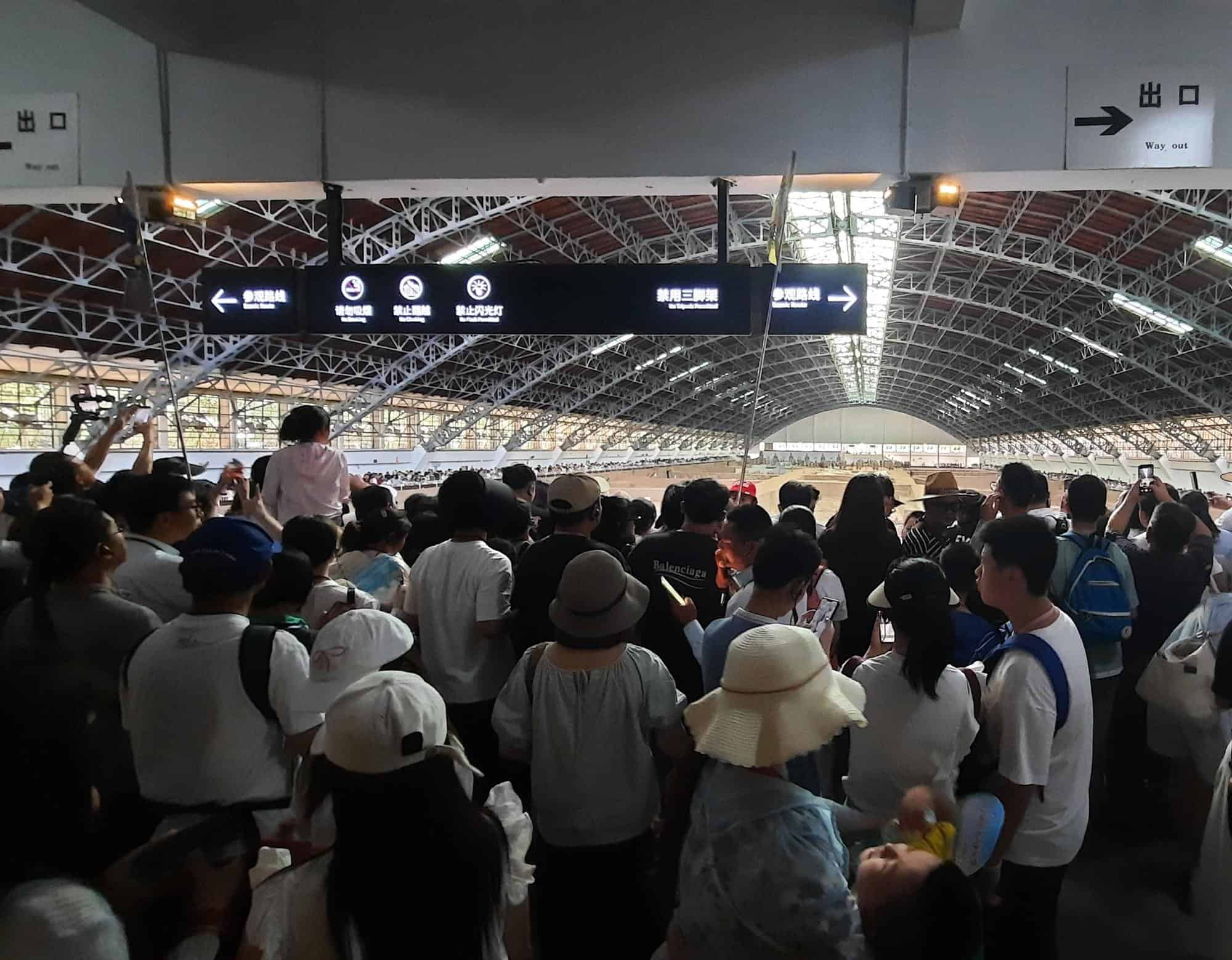 A big Crowd in Terracota Warrior