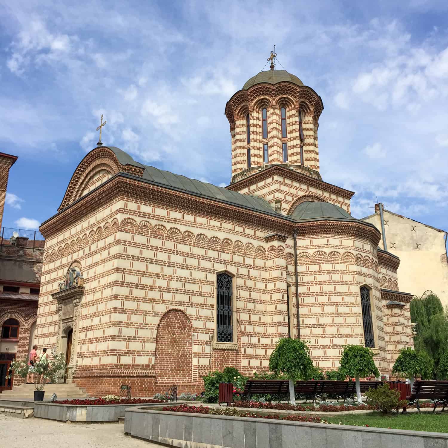 Exterior of the Church of Saint Anthony in Bucharest