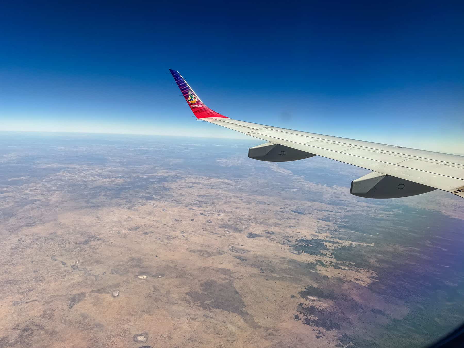 Flying with Airlink from Johannesburg to Maun in Botswana
